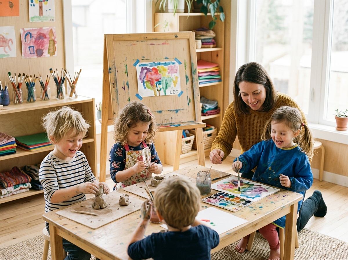 Suluboya ve Kil Sanat Çalışmaları